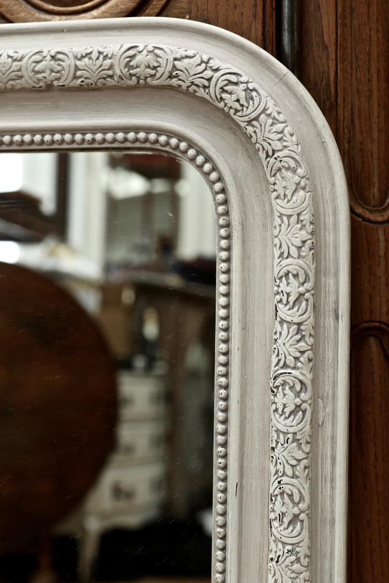 Gustavian Grey Mirror